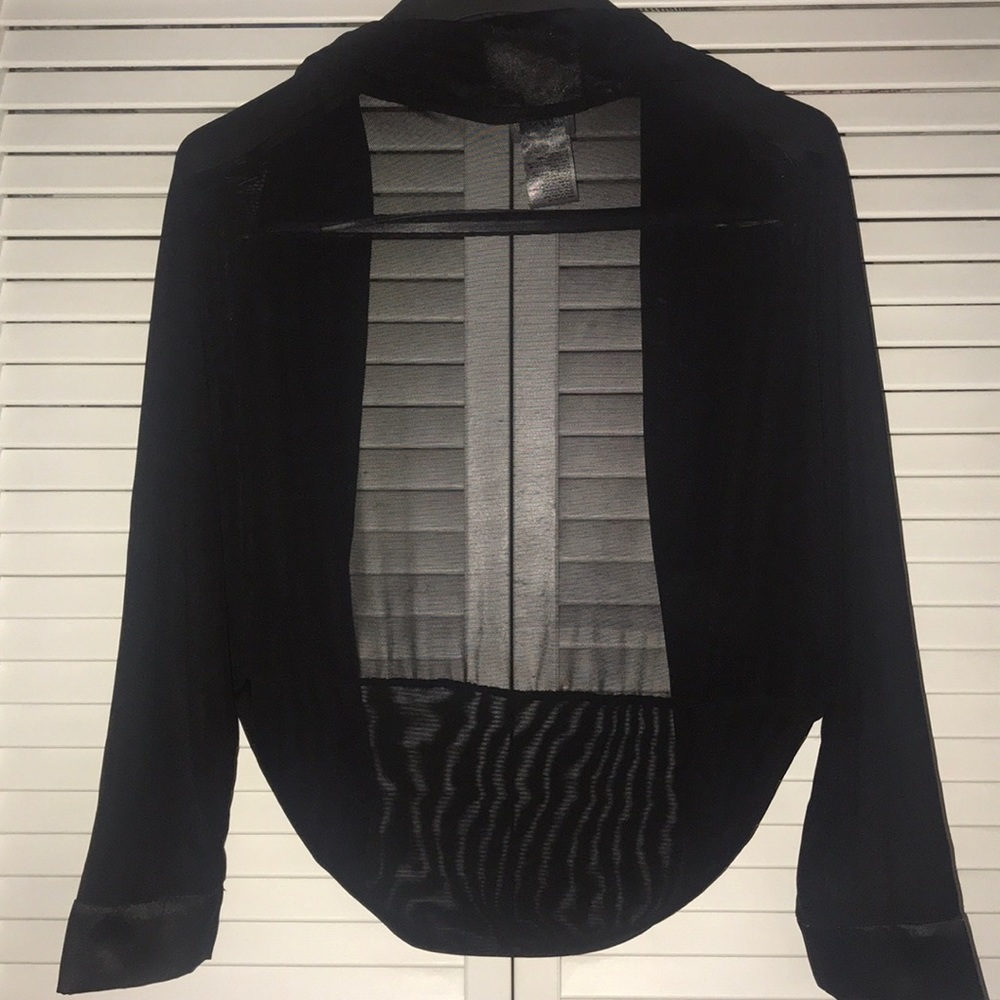 Sheer long Sleeve Shrug - Picture 4 of 6